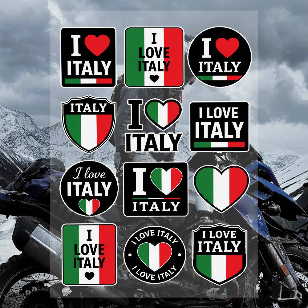 Streetwear Brand Italy - A-Italy Streetwear Brand Stickers Set Waterproof