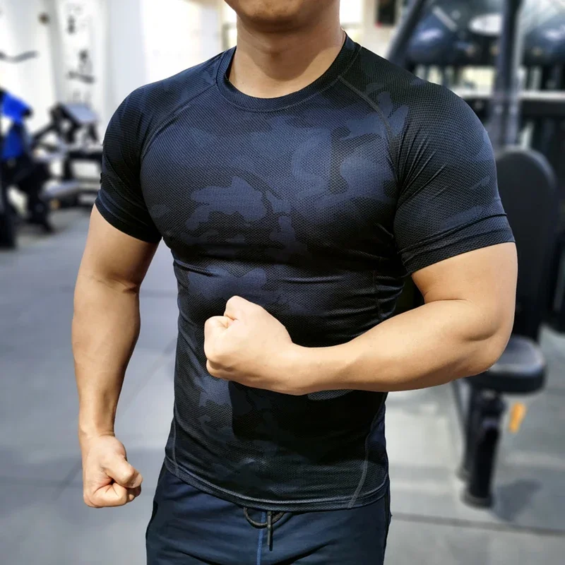 Men Compression T-shirt Male S - Streetwear Brand Clothing ulasan dan harga