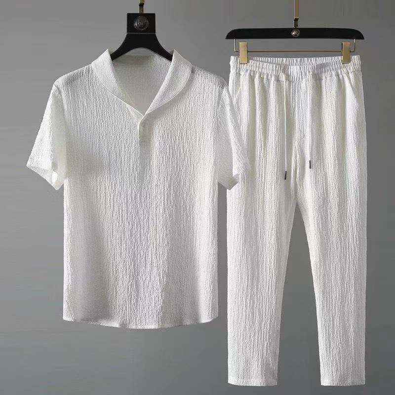 Summer New Men's Casual Sets T - Streetwear Brand Clothing ulasan dan harga
