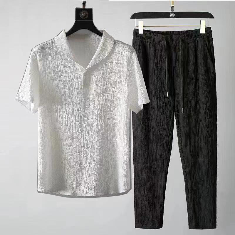 Summer New Men's Casual Sets T - Streetwear Brand Clothing ulasan dan harga