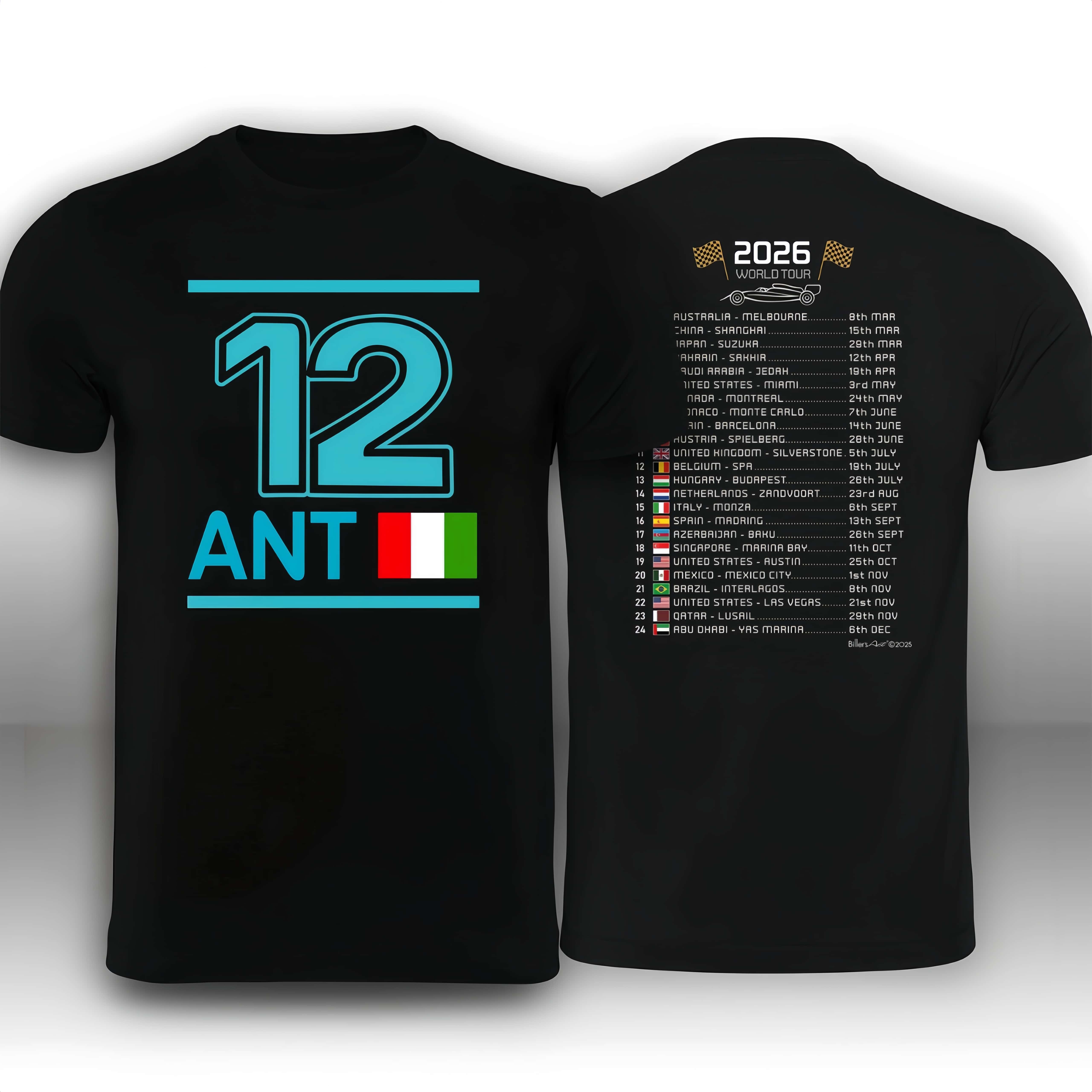 Kimi Antonelli #12 Team Brand  - Streetwear Brands 2026 ulasan dan harga