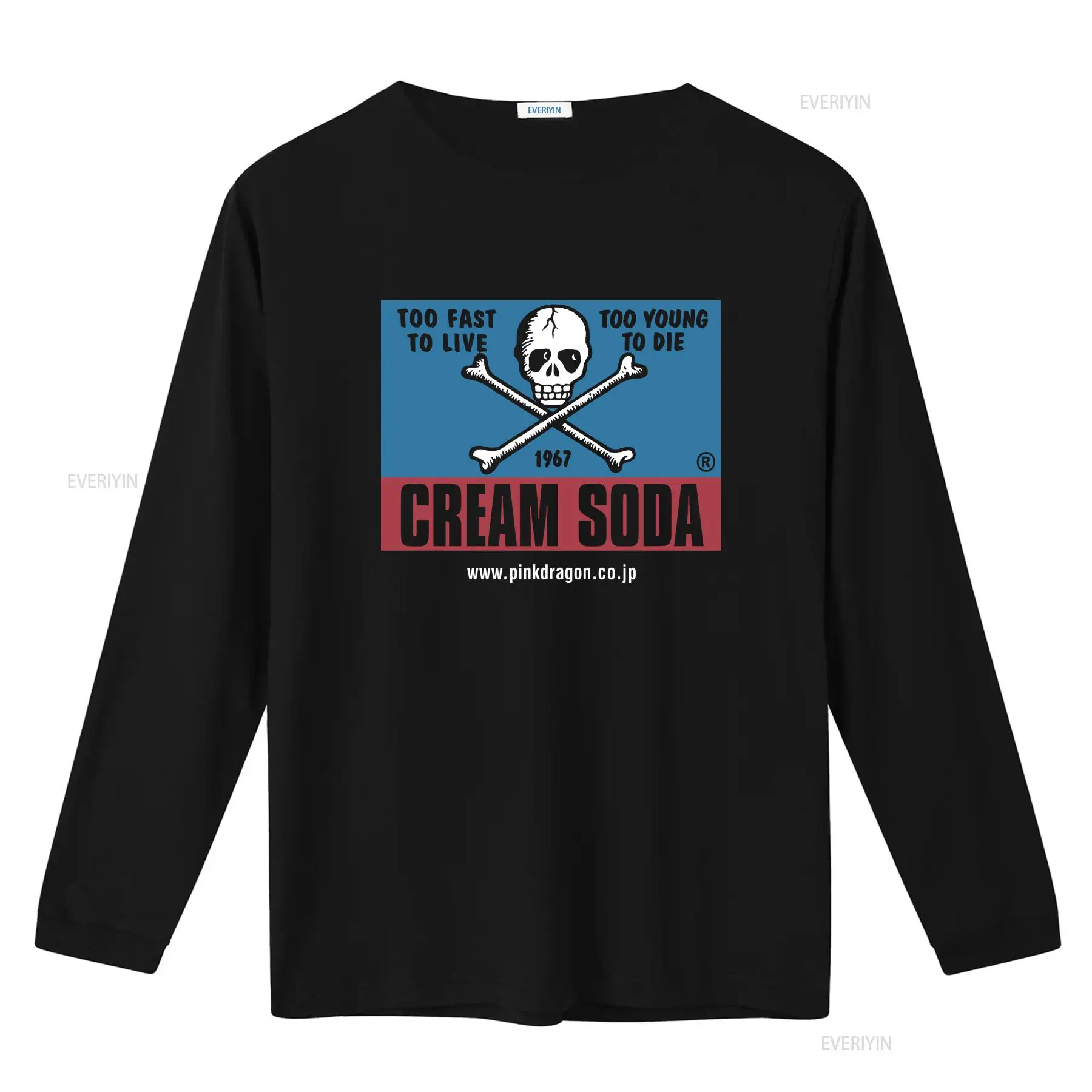 Vintage Cream Soda Skull Japan - Streetwear Brand Vintage ulasan dan harga
