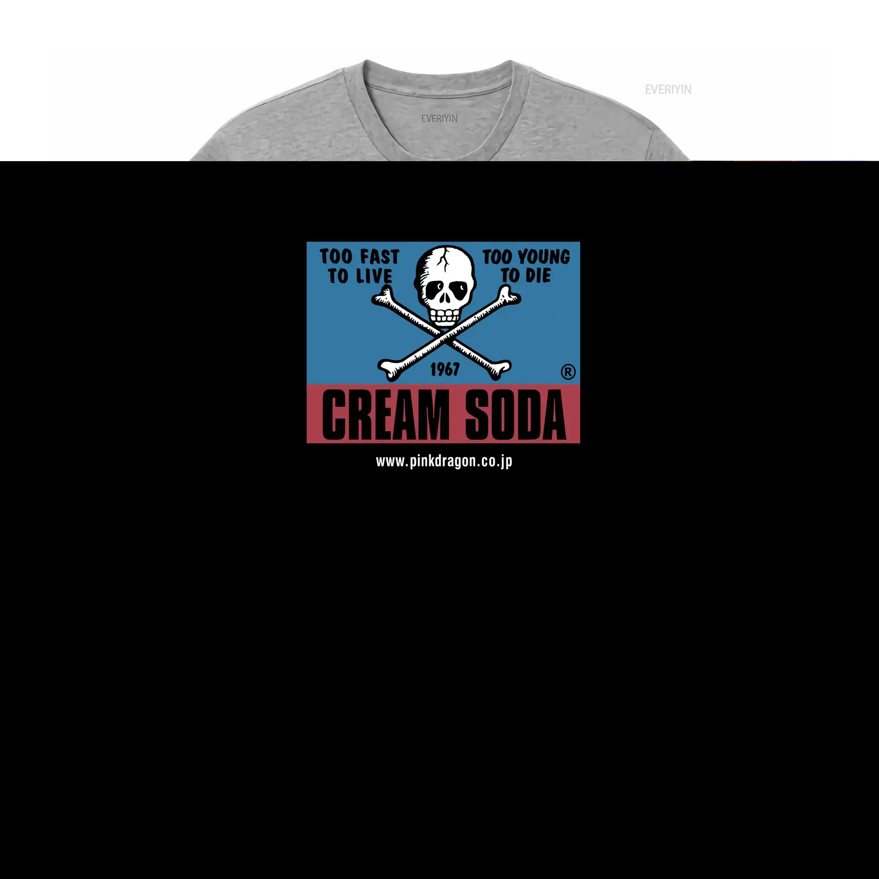 Vintage Cream Soda Skull Japan - Streetwear Brand Vintage ulasan dan harga