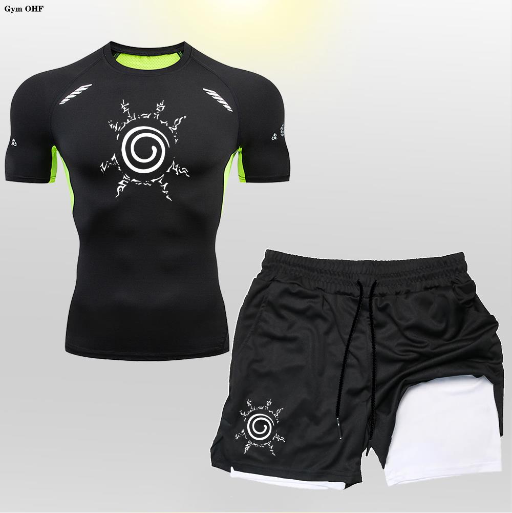 Anime Compression Shirt Men 2  - Streetwear Brand Clothing ulasan dan harga