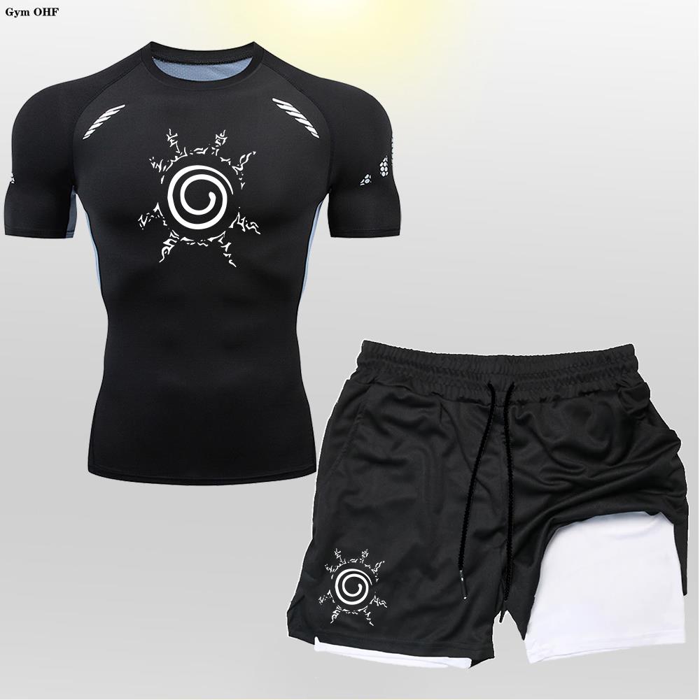 Anime Compression Shirt Men 2  - Streetwear Brand Clothing ulasan dan harga